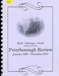 Notices From Peterborough Review 1869-1874