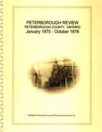 Notices From Peterborough Review 1875-1876