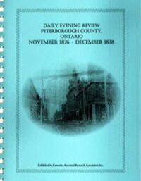 Notices From Peterborough Evening Review 1876-1878