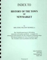 NB0098 Index to History of the Town of Newmarket