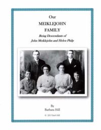 Oour Meiklejohn Family