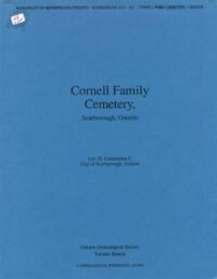 Cornell Family Cemetery, Scarborough, Ontario