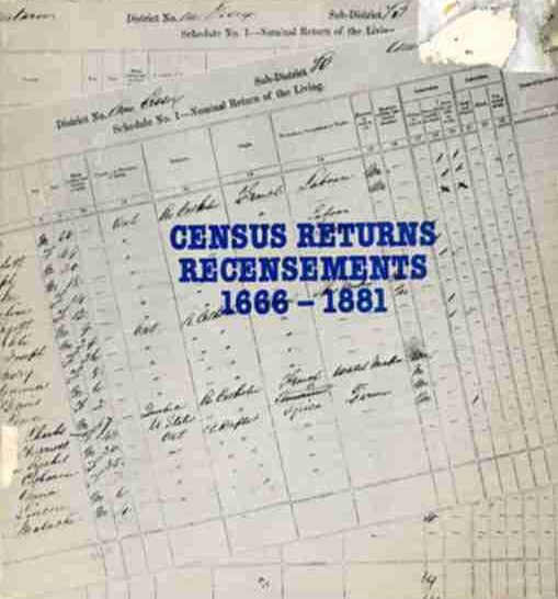 Census Returns / Recesements 1666-1881