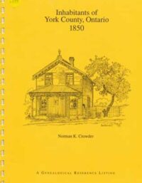 Inhabitants of York County 1850