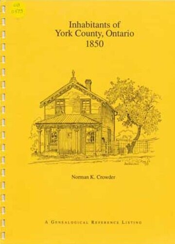 Inhabitants of York County 1850