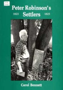 Peter Robinson Settlers 1825